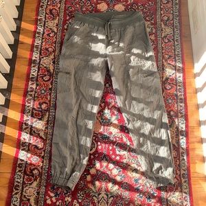 Athleta linen joggers size 6